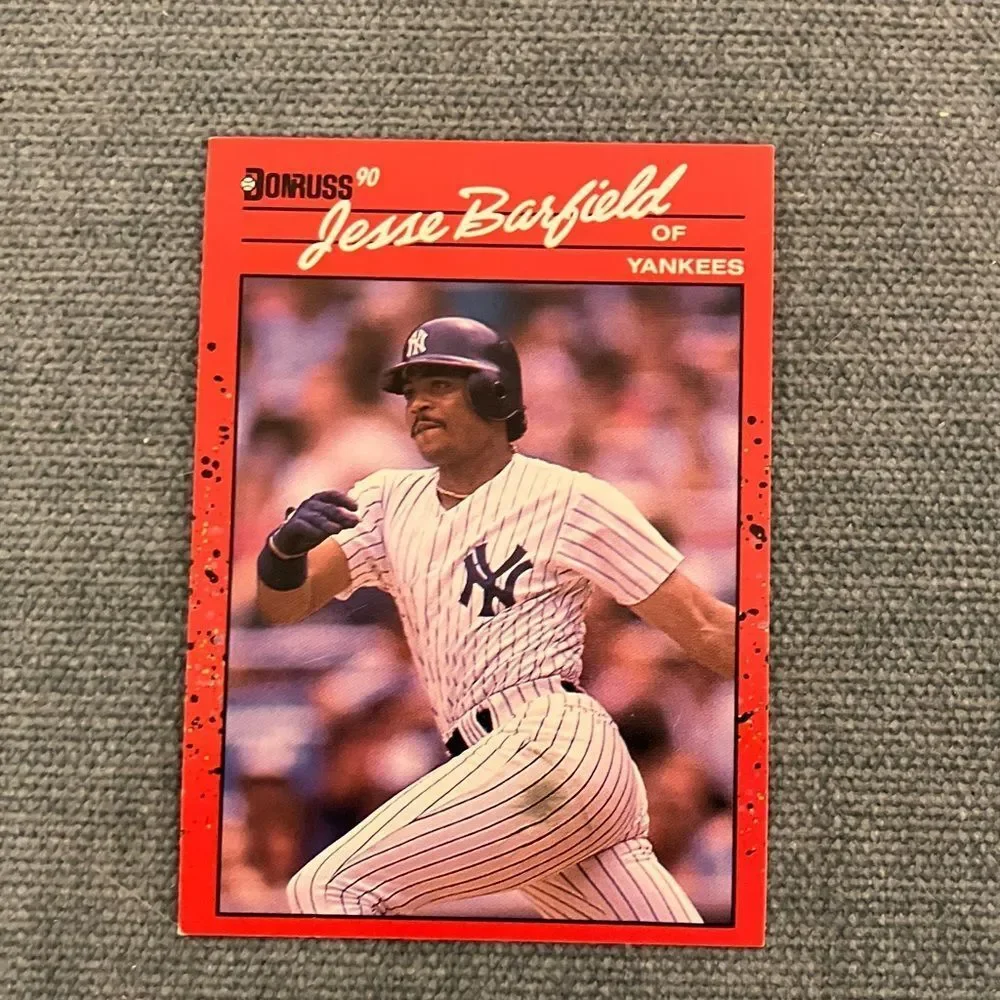 1990 Donruss New York Yankees Baseball Card Trading Card